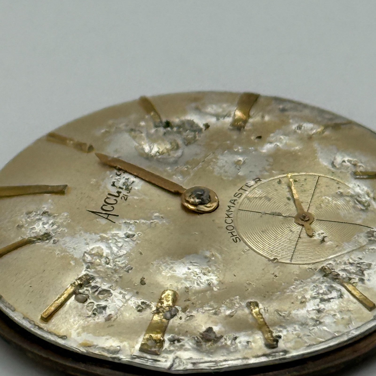 Peseux 320 Watch Movement Accurist Manual Wind Vintage Swiss Parts Repair 31.1mm