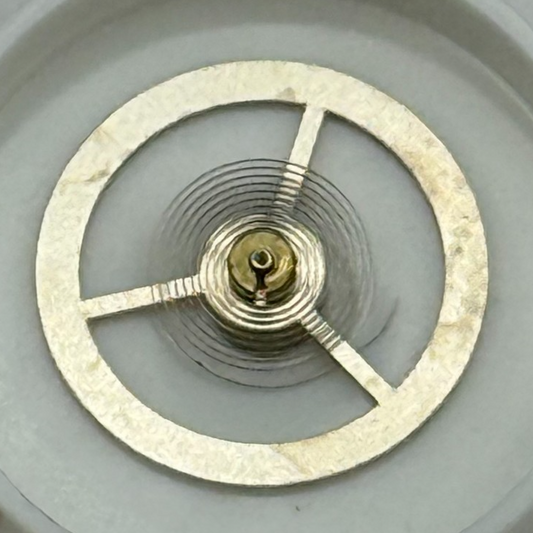 EB 8800 Balance Wheel Complete And Spring 12’’’ 1309 Watch Movement Parts NOS