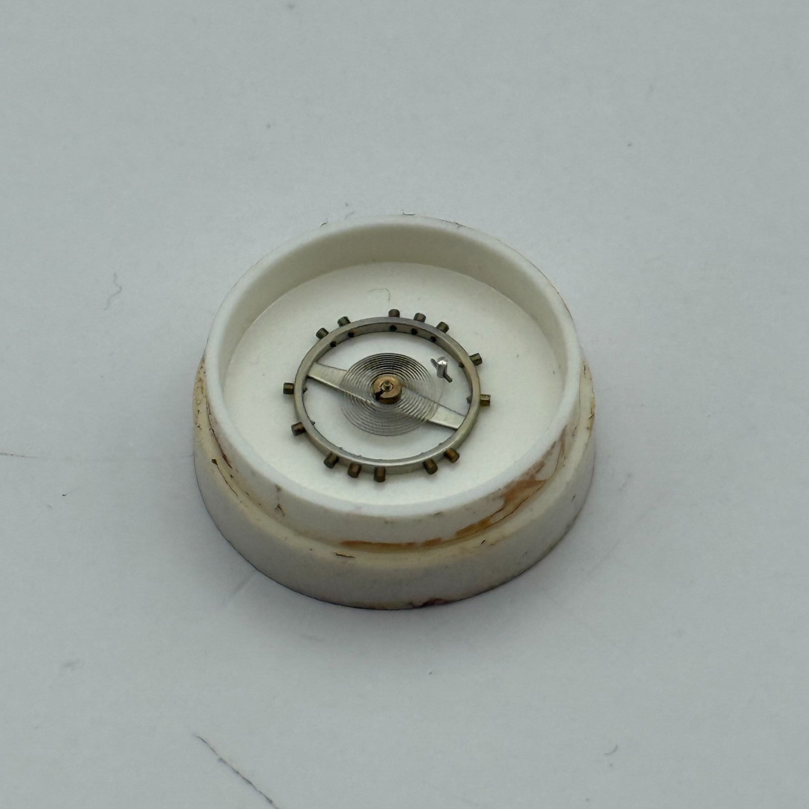 ETA 1260 Balance Wheel Complete And Spring 10 1/2’’’ 164 M Watch Movement Parts