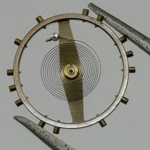 AS 1700-3 Inca Balance Wheel Complete And Spring 1165 M Watch Movement Parts NOS