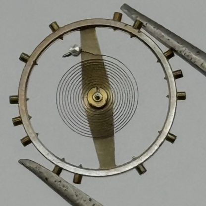 AS 1700-3 Inca Balance Wheel Complete And Spring 1165 M Watch Movement Parts NOS