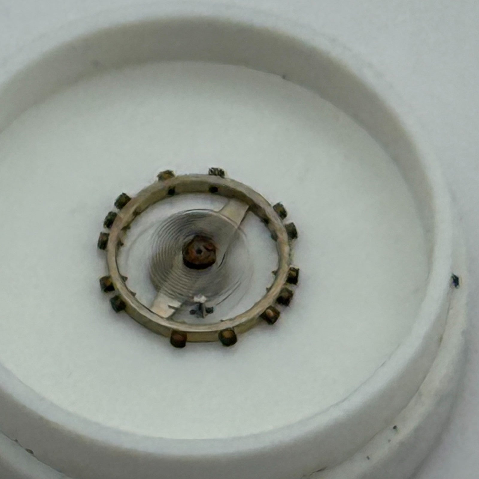 AS 976 1012 Balance Wheel Complete And Spring Inca 532 M Watch Movement Parts