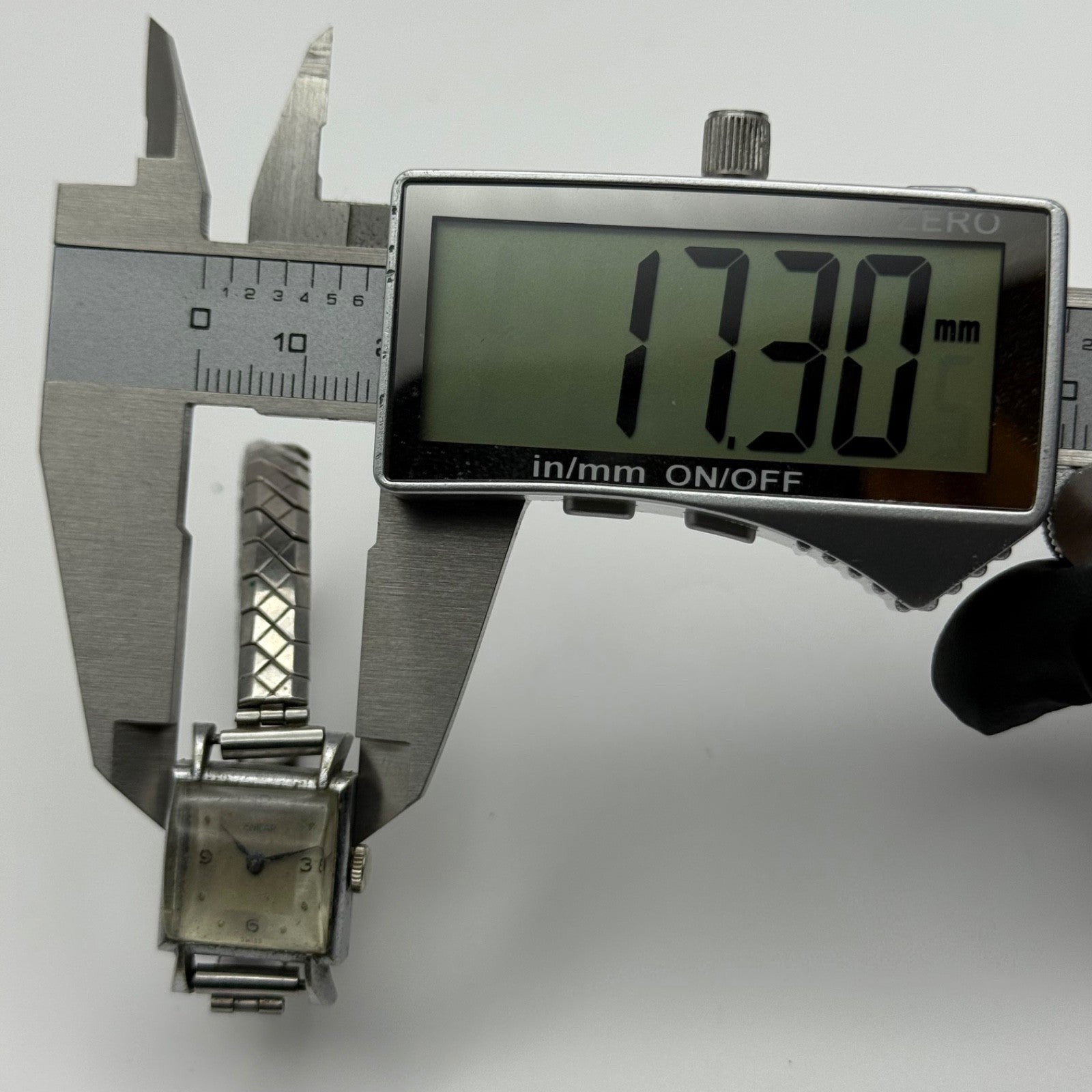 17mm Running Enicar Swiss Stainless Steel Ladies Vintage Manual Wind Watch PARTS