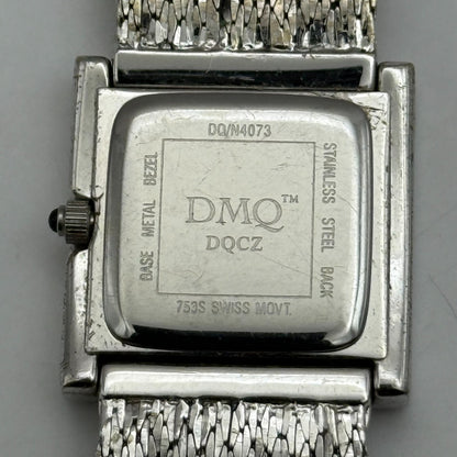 23mm Working Ladies DMQ Jewelled DQCZ Silver Tone Quartz Watch 6 Inches