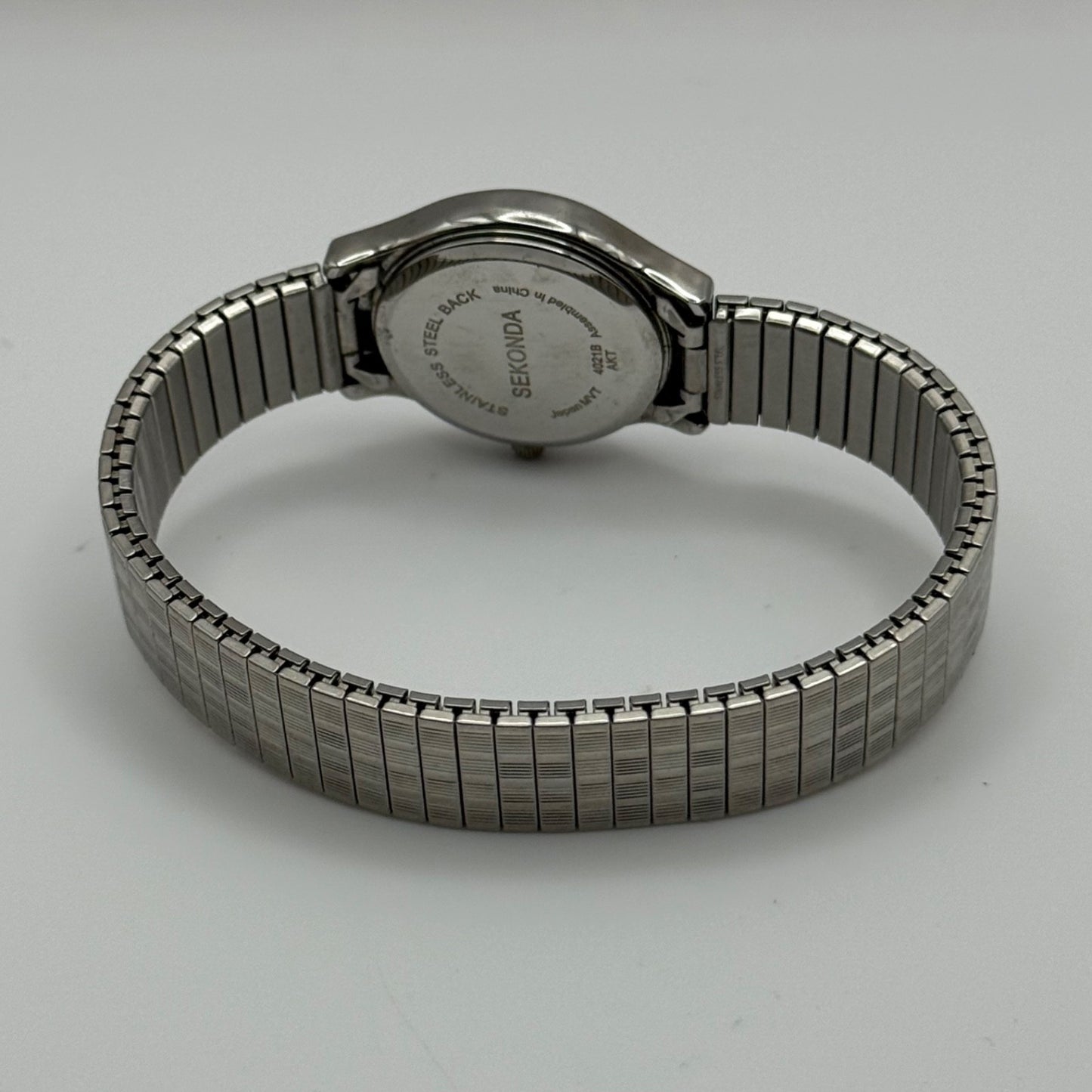 Sekonda Ladies Watch Quartz 4021B Japan Mvt Steel Expandable Working 25mm