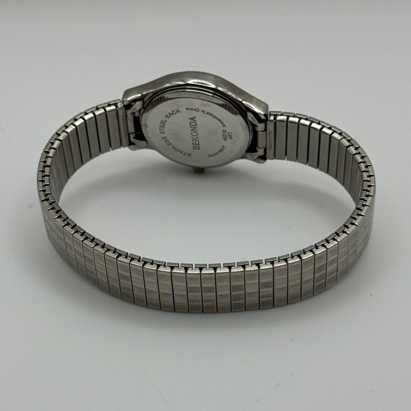 Sekonda Ladies Watch Quartz 4021B Japan Mvt Steel Expandable Working 25mm