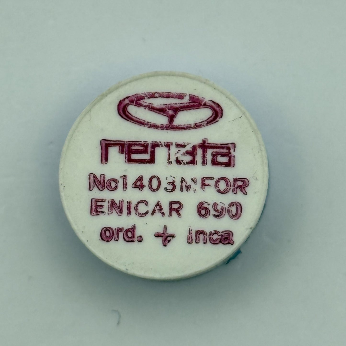 Enicar 690 Balance Wheel Complete And Spring Ord. + Inca Watch Movement Parts 