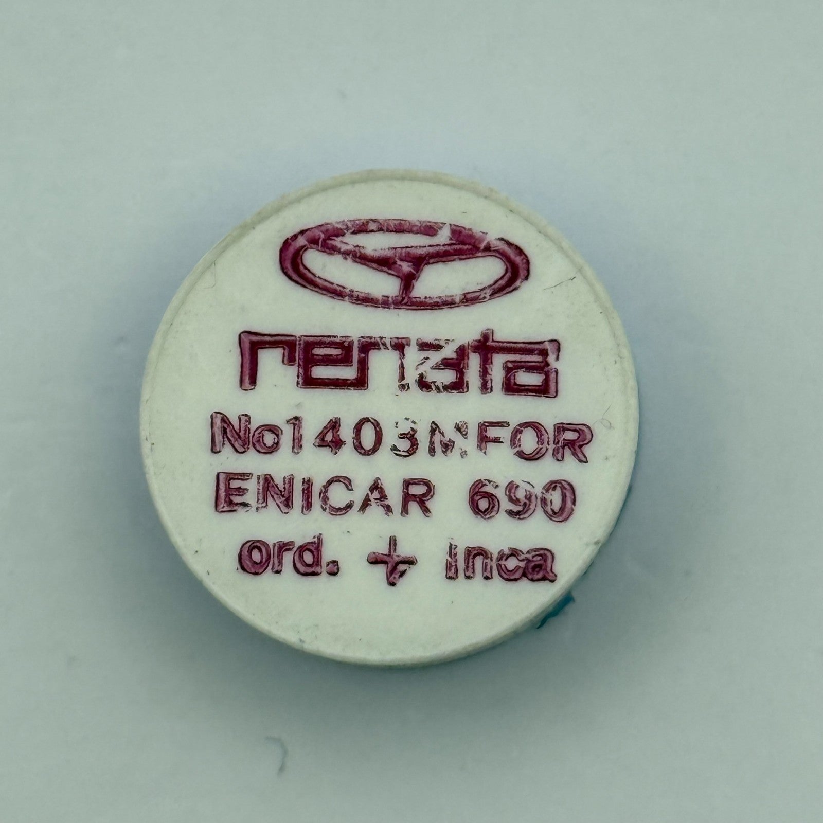 Enicar 690 Balance Wheel Complete And Spring Ord. + Inca Watch Movement Parts 