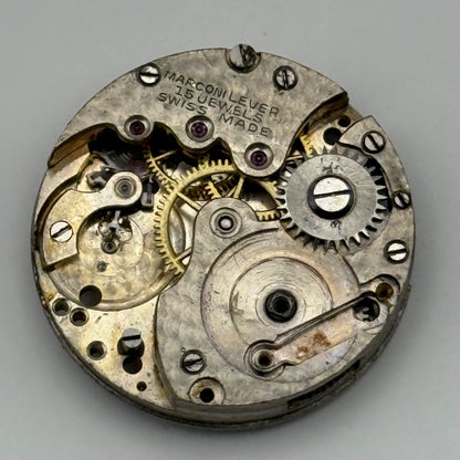 Rolex Marconi Lever Sila 15 Jewels Watch Movement Vintage Parts Repair 23.8mm