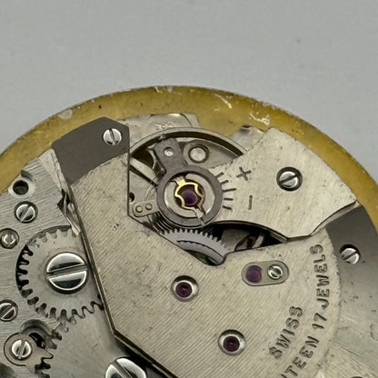 AS 1795 Watch Movement Rotary Manual Wind Vintage Swiss Parts Repair 25.8mm