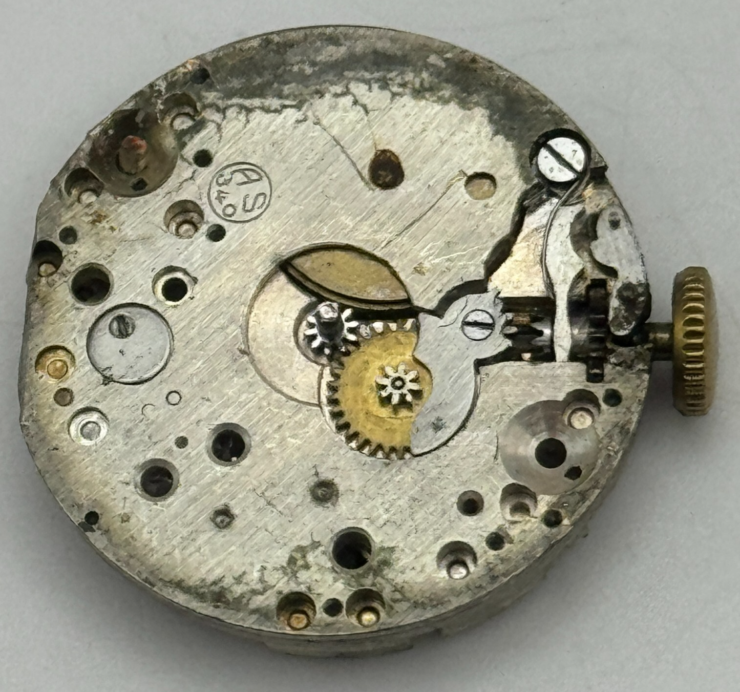 23.7mm Dwelsa Watch Co AS 340 A Schild Manual Wind Swiss Watch Movement PARTS