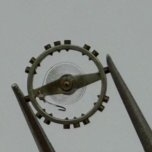 ETA 2410 Balance Wheel Complete And Spring Inca 957 M Watch Movement Parts