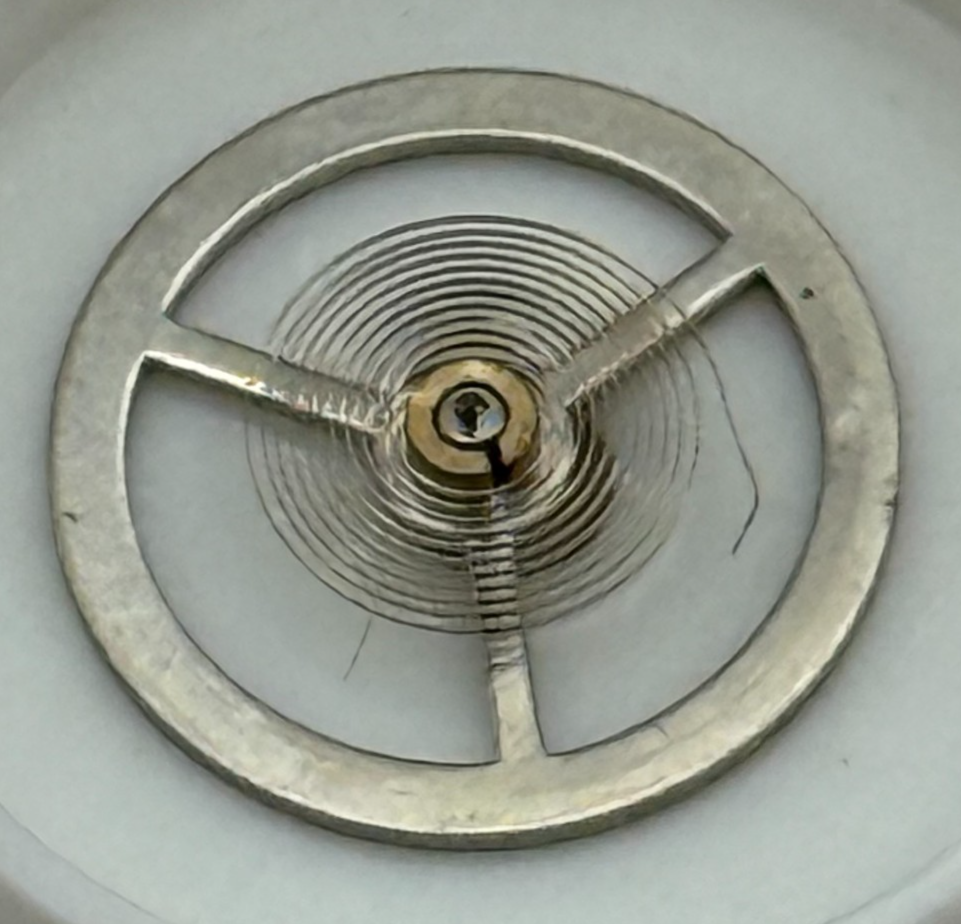 Desa 320 Balance Wheel Complete And Spring 1607 Watch Movement Parts NOS