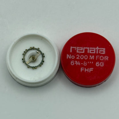 FHF 60 Balance Wheel Complete And Spring 6 3/4-8''' 200 M Watch Movement Parts 