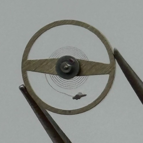 ST 69 Balance Wheel Complete And Spring Kif+Inca 1138 Watch Movement Parts NOS