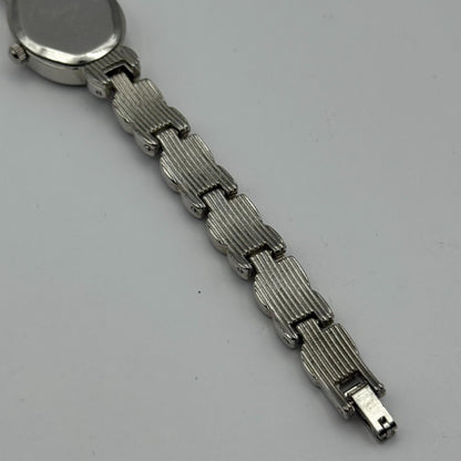 Divinity Ladies Quartz Watch Oval Dial Silver Tone Bracelet Working 19mm