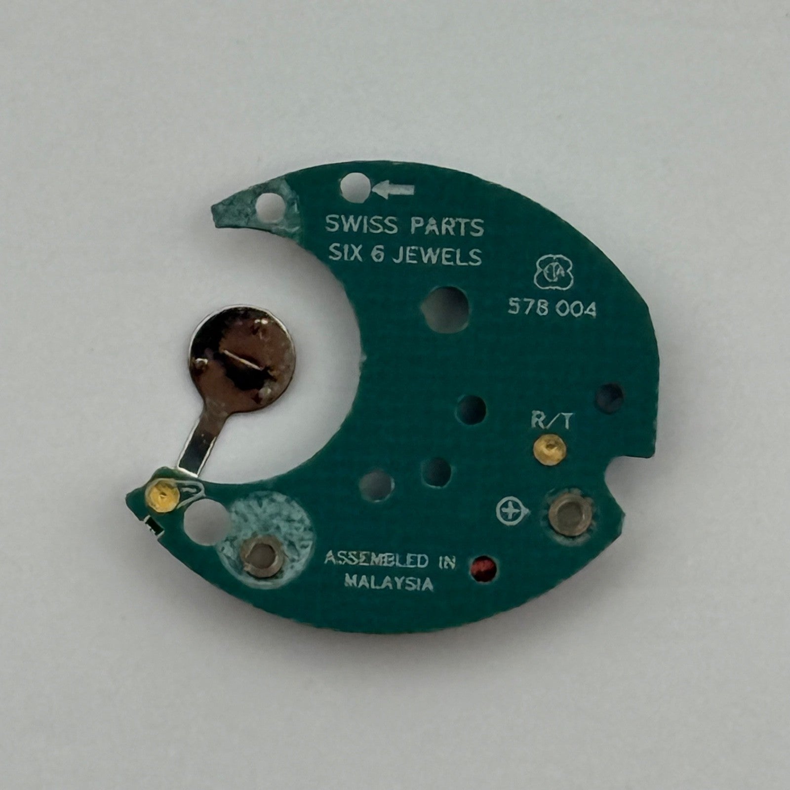 ETA 578.004 Quartz Watch Movement Incomplete Swiss Ladies Vintage Parts Repair