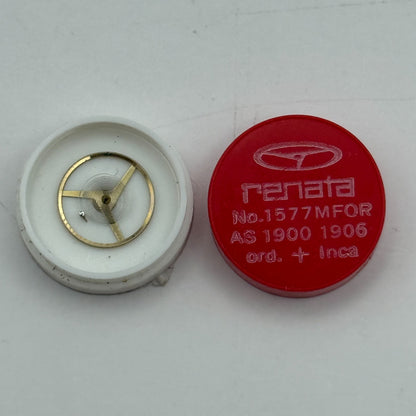 AS 1900 1906 Balance Wheel Complete And Spring 1577 M Watch Movement Parts