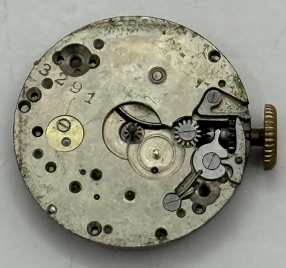 20.2mm Vintage Movado 15 Jewels Manual Wind Watch Movement PARTS REPAIR