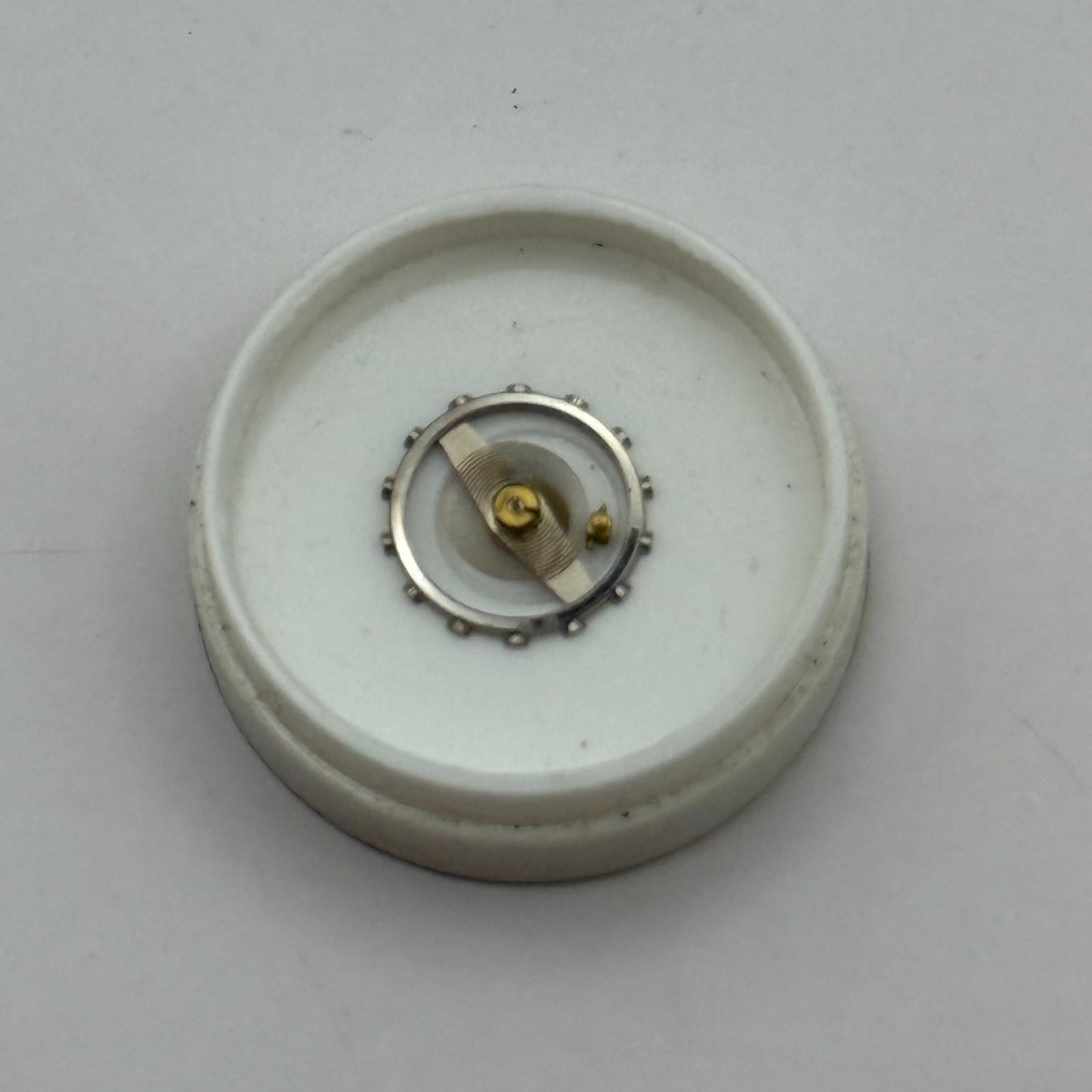 Lanco 576 Balance Wheel Complete And Spring  5’’’ PL Watch Movement Parts NOS