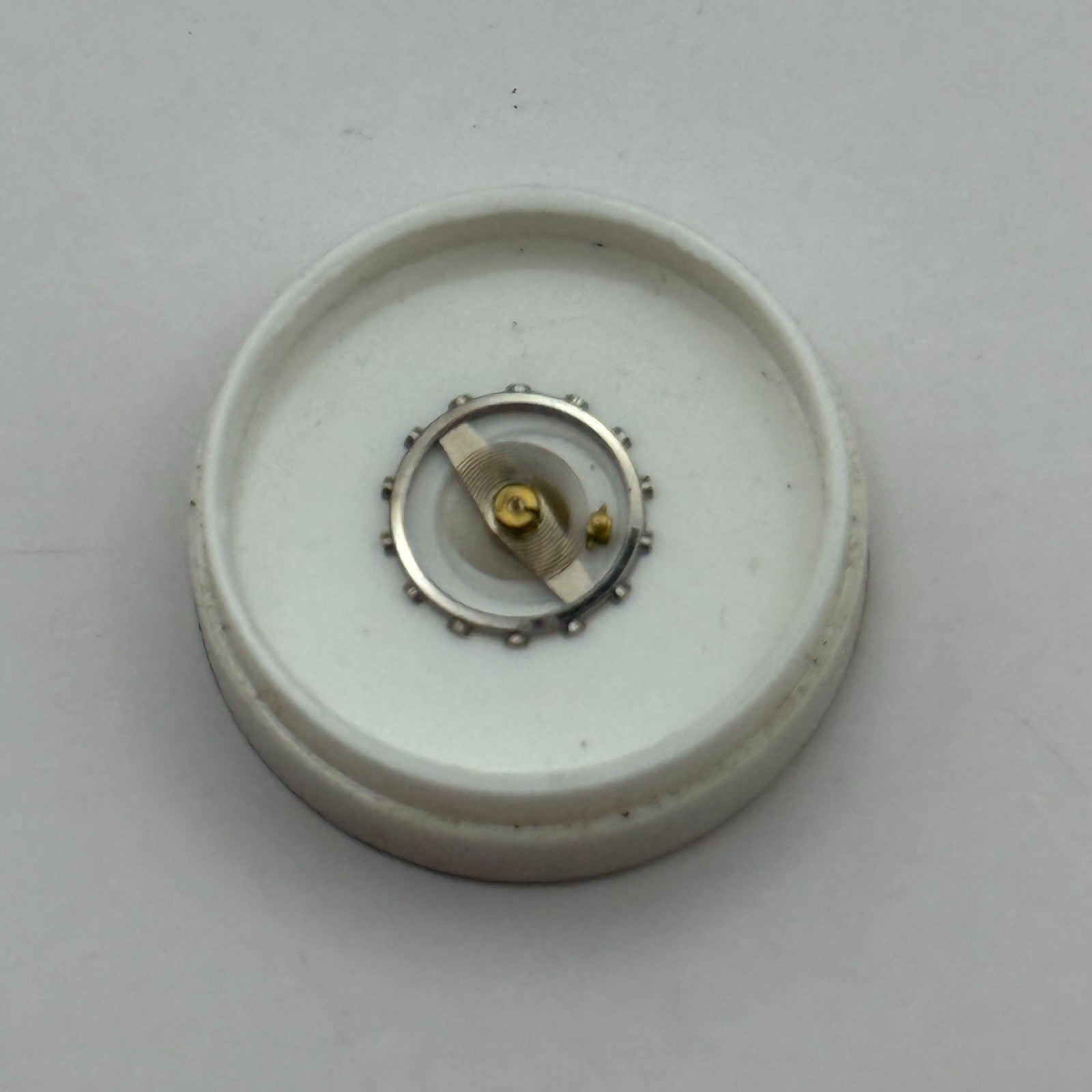 Lanco 576 Balance Wheel Complete And Spring  5’’’ PL Watch Movement Parts NOS