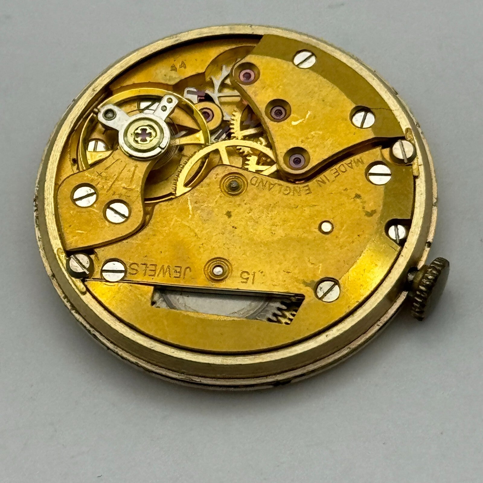 29.2mm Mens Running Smiths De Luxe Cal 44 Shockproof Swiss Watch Movement PARTS