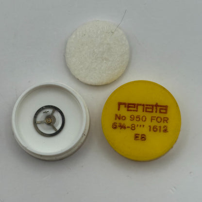 EB 1612 Balance Wheel Complete And Spring  6¾-8’’’ 950 Watch Movement Parts NOS