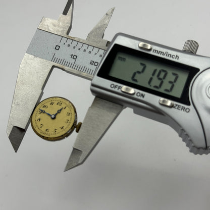 19.7mm Buren Eldis 15 Jewels Manual Wind Watch Movement Swiss Vintage PARTS