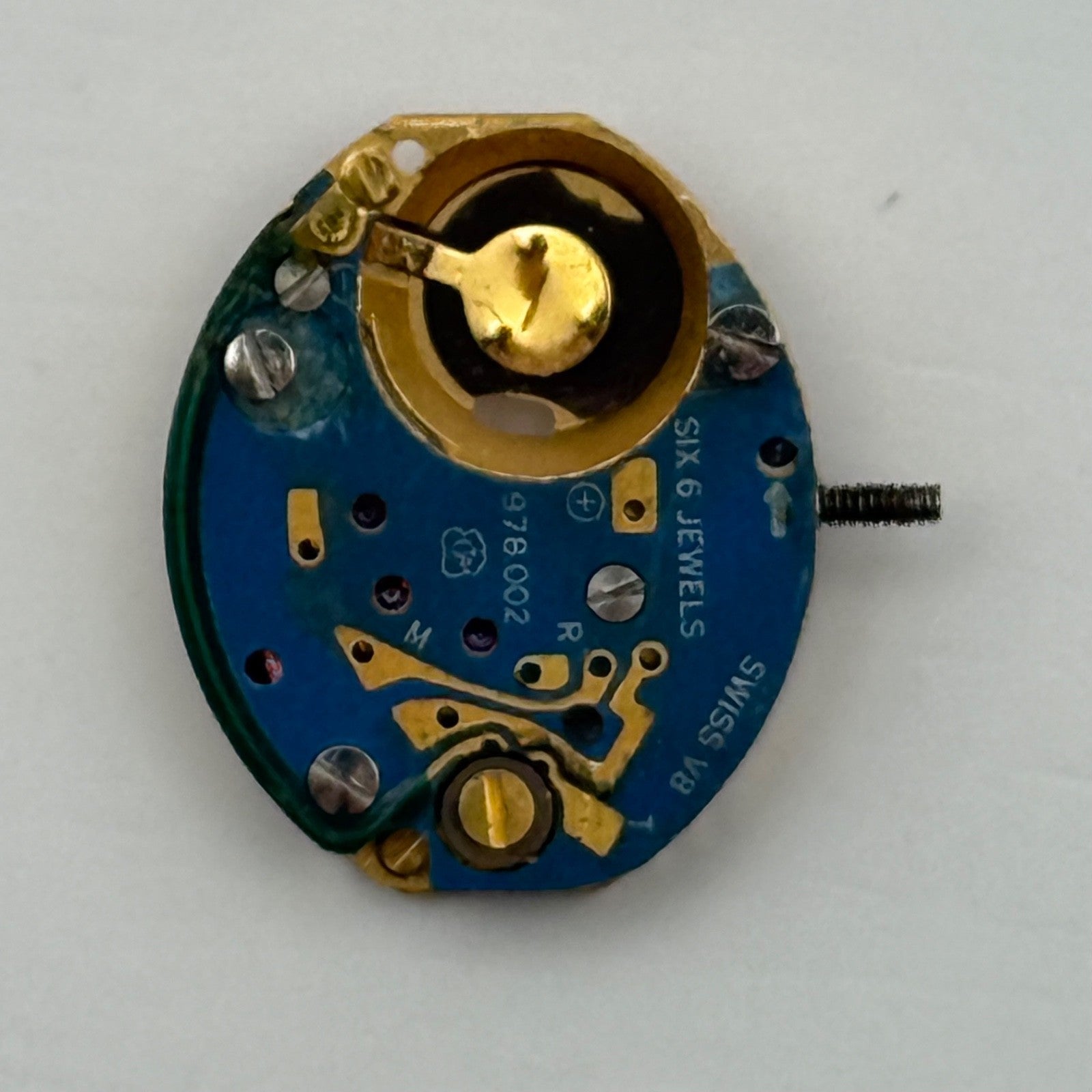 ETA 978.002 Quartz Watch Movement Incomplete Swiss Ladies Vintage Parts Repair