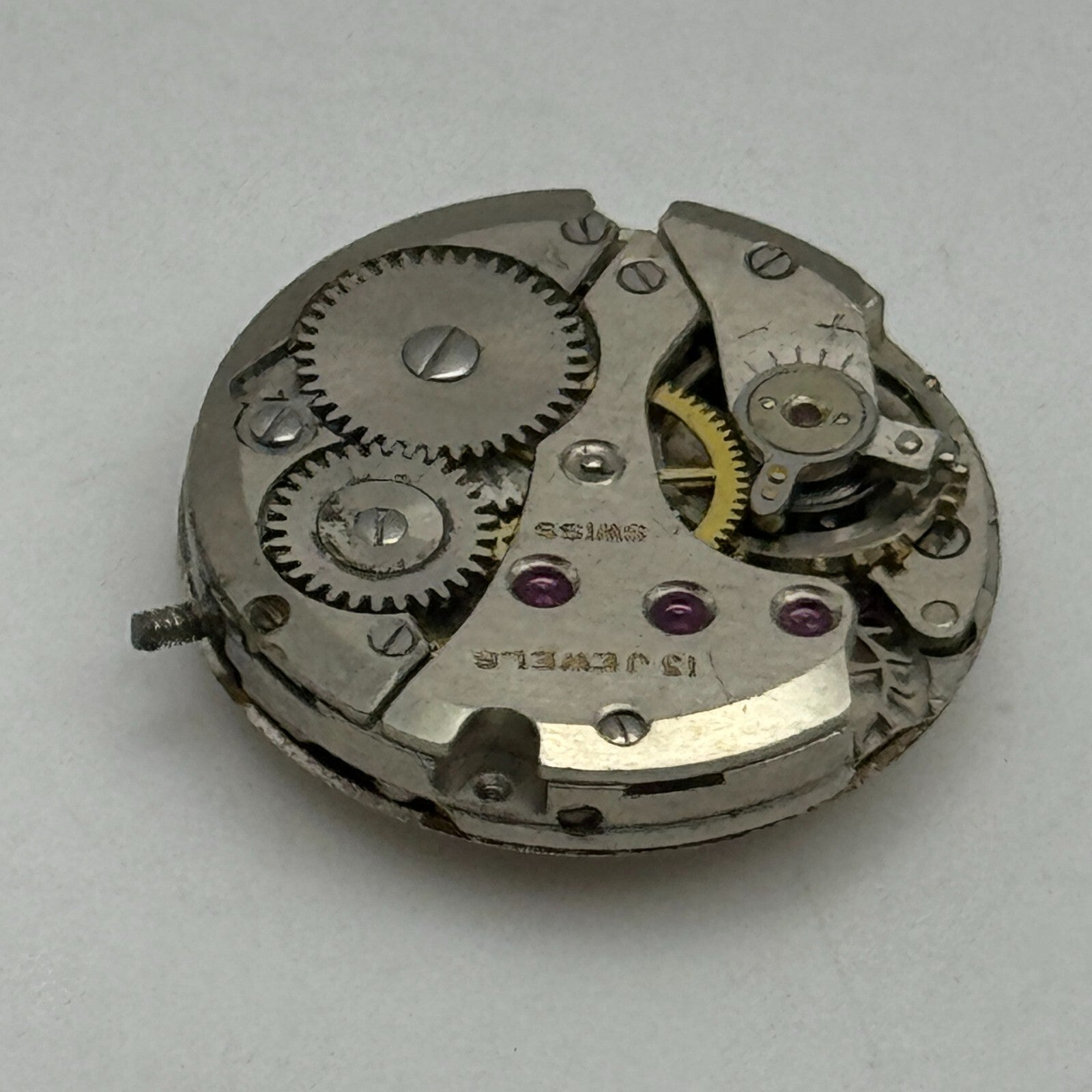 17.4mm Prefect Felsa F 4022 Manual Wind Watch Movement Swiss Vintage PARTS SPARE
