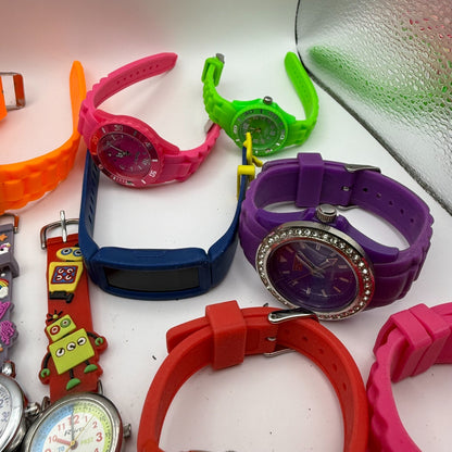 Bundle Of 15 Quartz Watches Job Lot Modern / Vintage Untested Parts / Repair