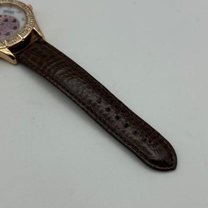 39mm Working Kings Jewelled Lady Bird 6544-3 Quartz Watch 9 Inches New Battery