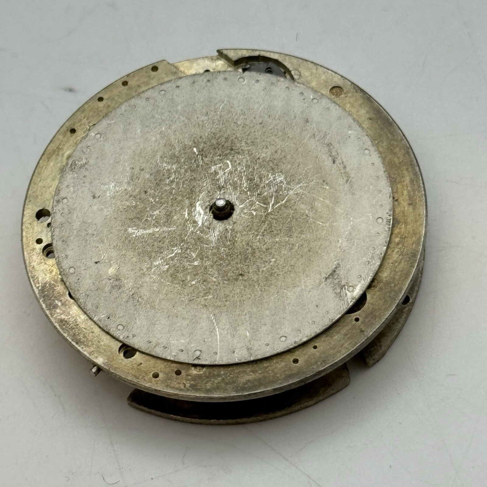 50.4mm Unidentified Unique Pocket Watch Movement FOR PARTS Restore