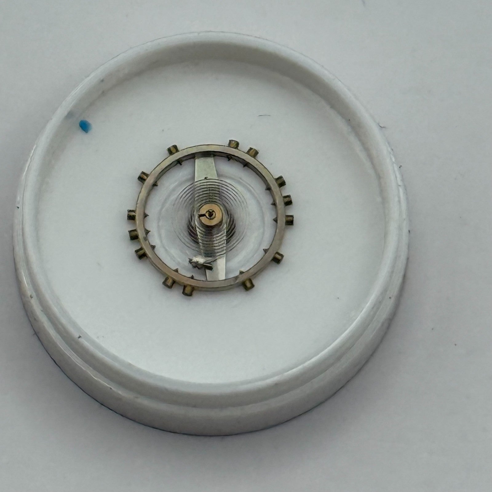 Kasper 600 Balance Wheel Complete And Spring 5 1/4''' 507 Watch Movement Parts 