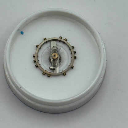 Kasper 600 Balance Wheel Complete And Spring 5 1/4''' 507 Watch Movement Parts 