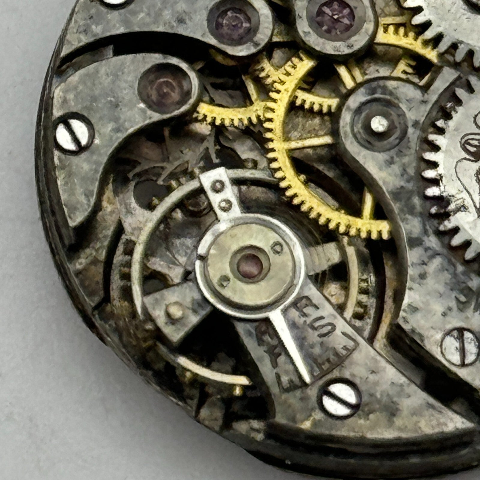 23.6mm AS 489 A Schild Balance Intact Manual Wind Swiss Watch Movement PARTS