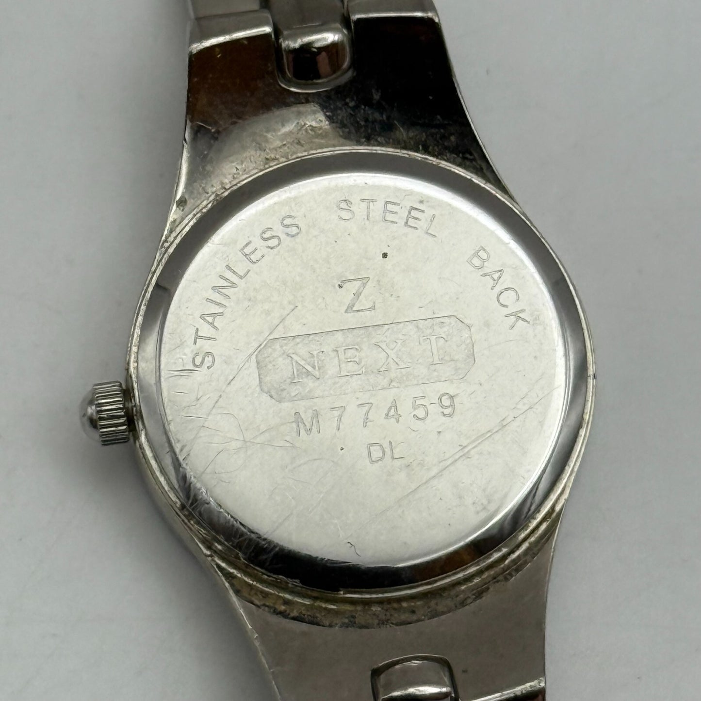 22mm Working Ladies Next M77459 Silver Tone Jewelled Quartz Watch 6 Inches