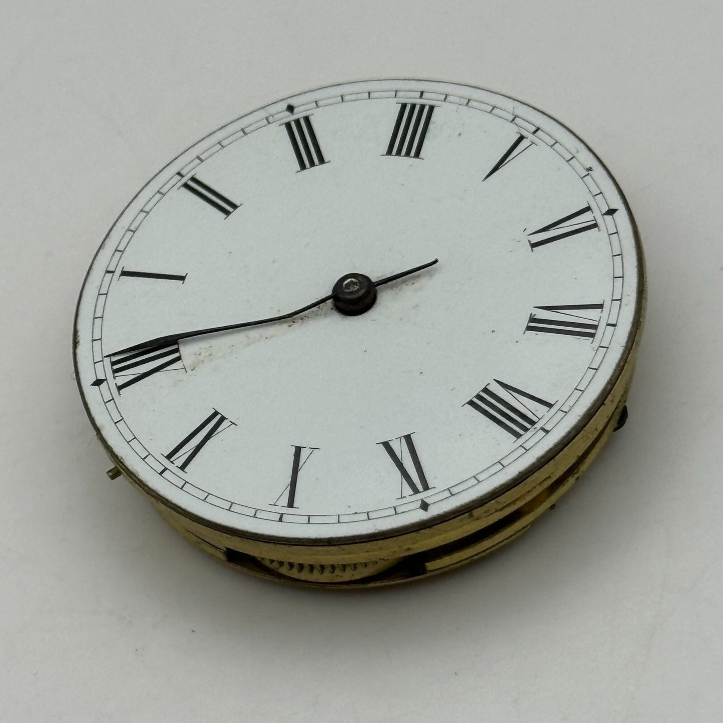 36mm John Bennett Cheapside London Antique Key Wound Pocket Watch Movement PARTS