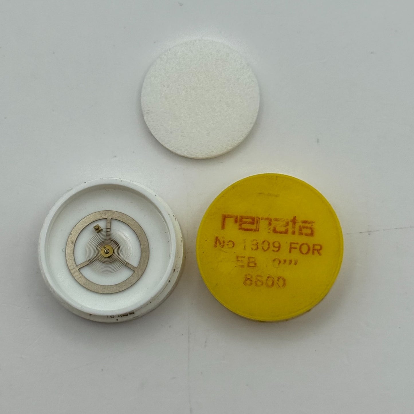 EB 8800 Balance Wheel Complete And Spring  10’’’ 1809 Watch Movement Parts NOS