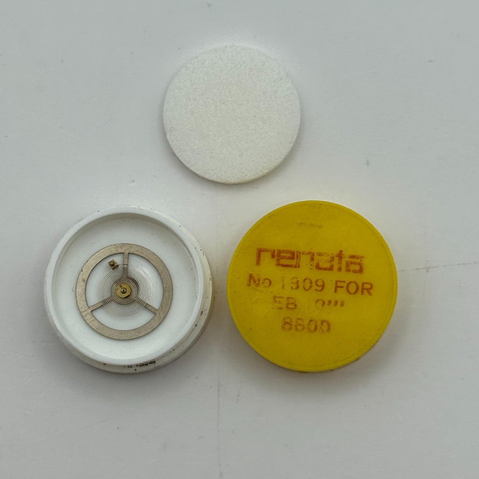 EB 8800 Balance Wheel Complete And Spring  10’’’ 1809 Watch Movement Parts NOS