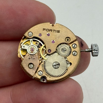 23.6mm Running Fortis Peseux P 7040 Manual Wind Swiss Watch Movement PARTS SPARE
