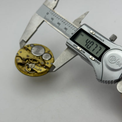 40.7mm Swiss 24 Hour Dial Sub Seconds Pocket Watch Movement Hands PARTS SPARES