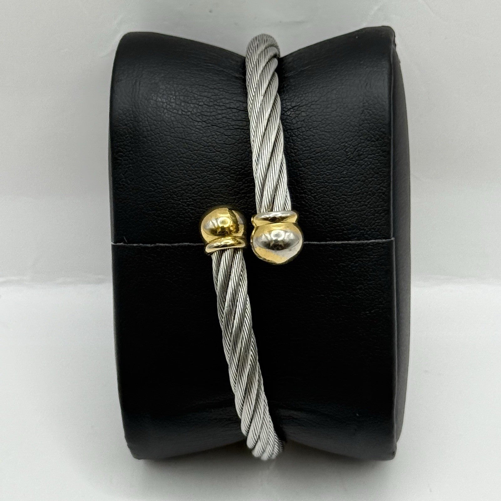 24mm Working Ladies Caravelle By Bulova Blue Dial Quartz Bangle Watch 6 Inches