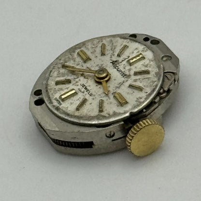 12.9mm Ladies Accurist AS 1977-2 A Schild Manual Wind Swiss Watch Movement PARTS