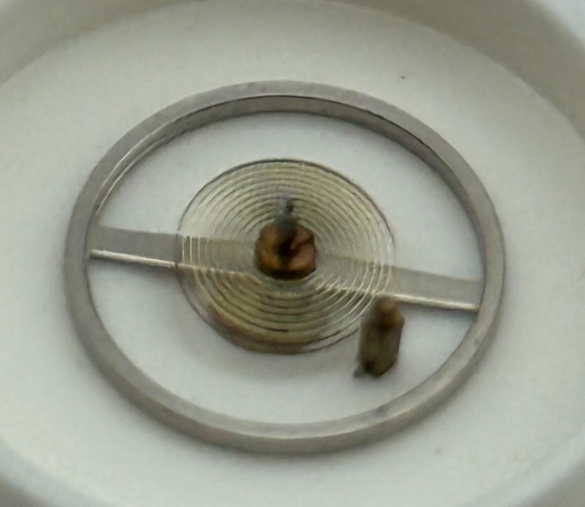 BFG 1582 Balance Wheel Complete And Spring 1558 Watch Movement Parts NOS
