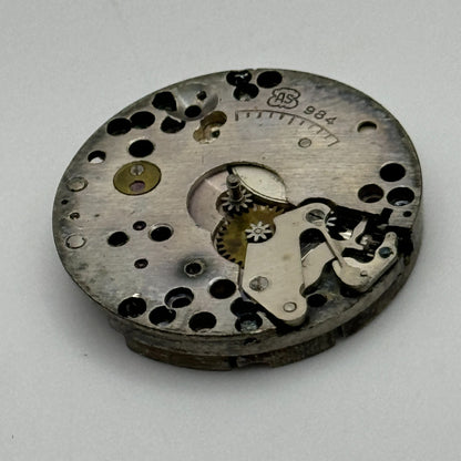 23.6mm AS 984 A Schild 15 Jewels Manual Wind Watch Movement Swiss Vintage PARTS