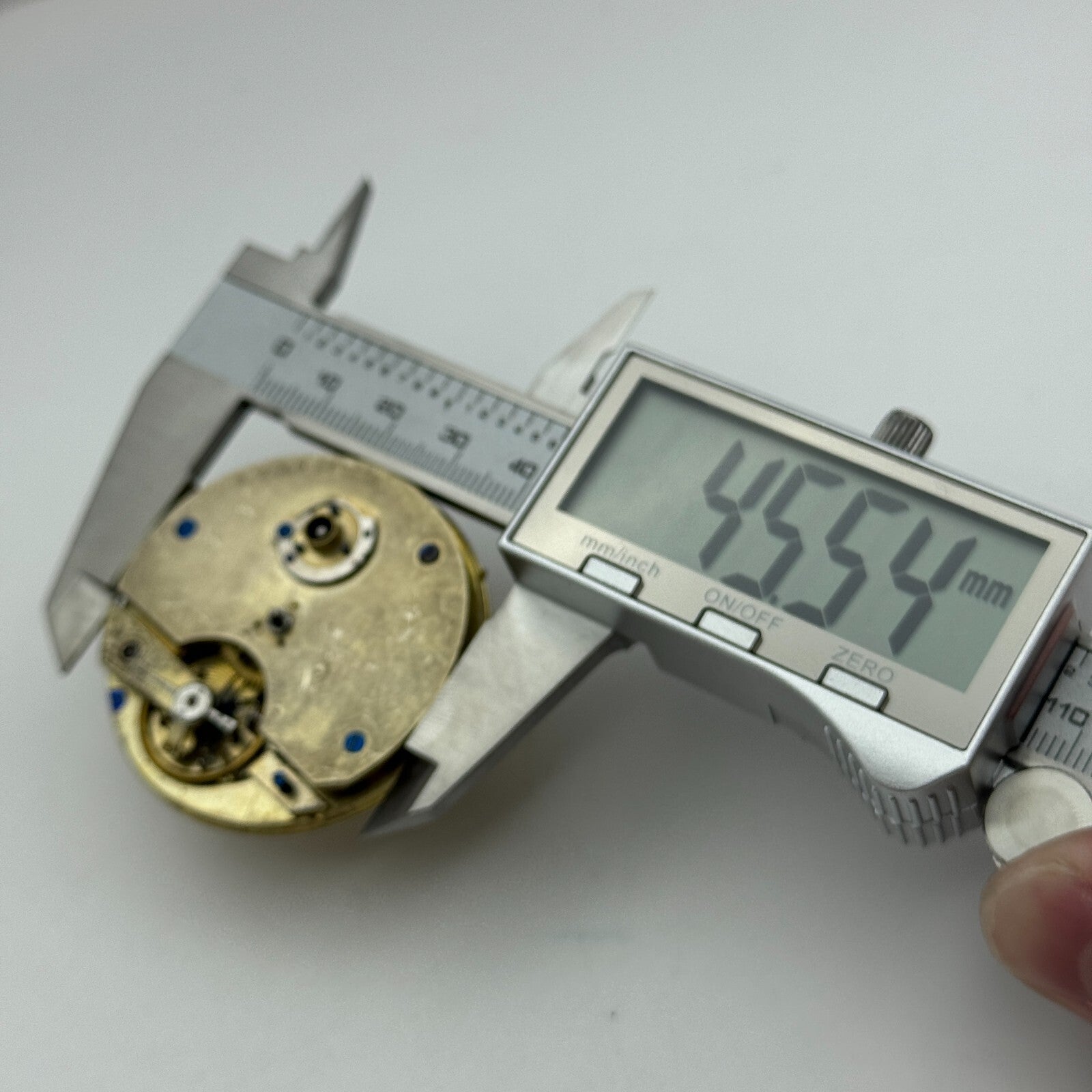 47.6mm Antique Muret Geneve Key Wound Pocket Watch Movement PARTS REPAIR SPARES