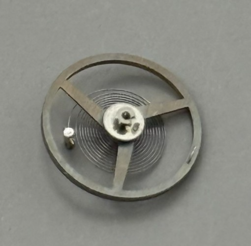 FEF 6660 Balance Wheel Complete And Spring Ord + Inca Watch Movement Parts 