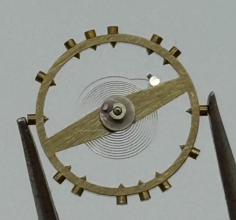 AS 984 Balance Wheel Complete And Spring  10½’’’ 30 M Watch Movement Parts NOS