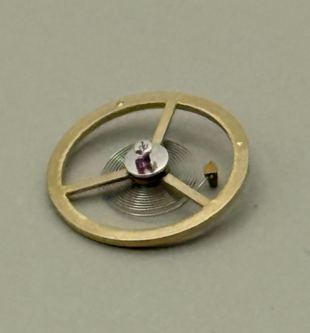 Ebosa 65 Balance Wheel Complete And Spring 12½’’’  943 Watch Movement Parts NOS